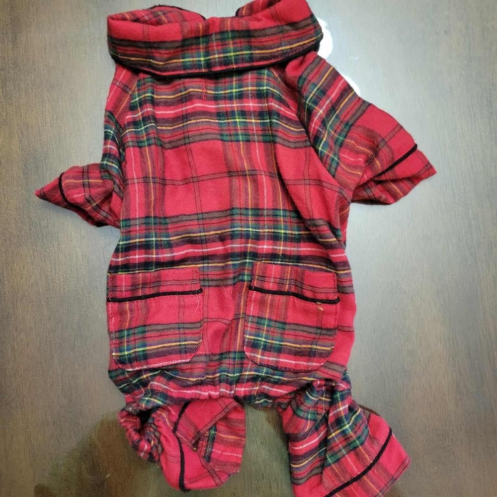 Red Plaid Dog Pajamas